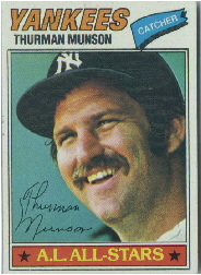1977 Topps Baseball Cards      170     Thurman Munson